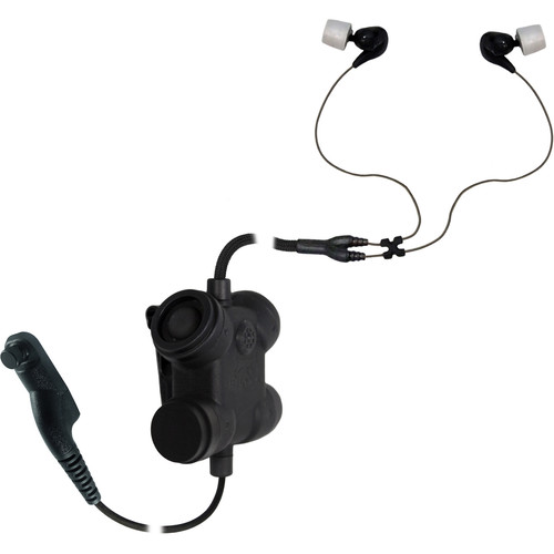 Silynx Communications Clarus FX2. Clarus FX2 Control Box, Fixed Dual In-Ear Headset, Yaesu VX6R/FT-270/HX40/HS150 (Black)