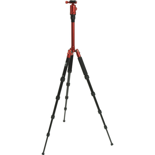 Sirui T-005X Aluminum Tripod with C-10X Ball Head (Red)