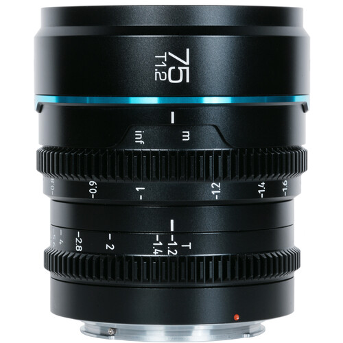 Sirui Night Walker 75mm T1.2 S35 Cine Lens (FUJIFILM X, Black)