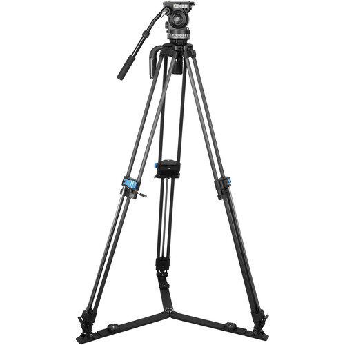 Sirui SQ75 Heavy-Duty Carbon Fiber Rapid-System Tripod with VHS10 Head and Mid-Level Spreader