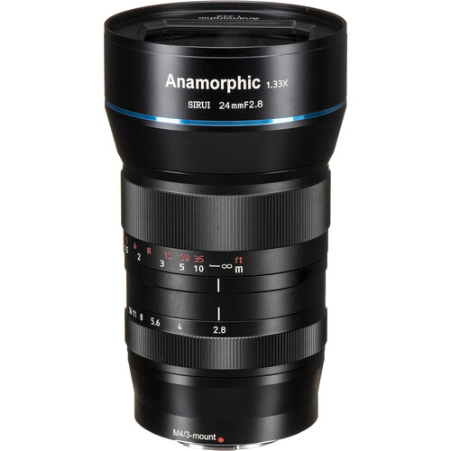 Used Sirui 24mm f/2.8 Anamorphic 1.33x Lens (MFT Mount) SR24MFT