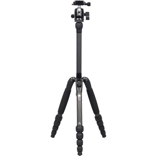 Sirui T-005SK T-0S Series Travel Tripod with B-00 Ball Head (Black, Aluminum)