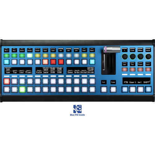 SKAARHOJ Master Key One Switcher Control Panel with Blue Pill Inside