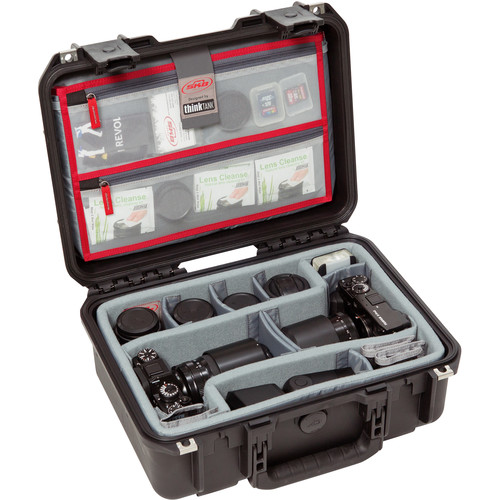 SKB iSeries 1510-6 Case with Think Tank Photo Dividers & Lid Organizer (Black)
