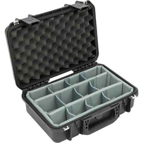 SKB 3I-1610-5DT Mil-Std Waterproof Case 5" Deep with Think Tank Designed Dividers (Black)
