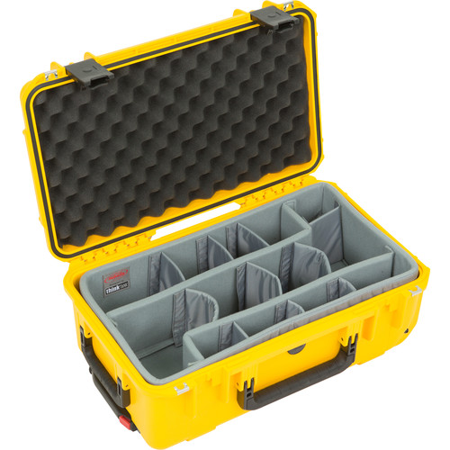 SKB iSeries 2011-7 Case with Think Tank-Designed Photo Dividers & Lid Foam (Yellow)