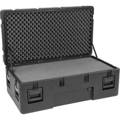 SKB R Series 4222-15 Waterproof Utility Case with Wheels (Black, Layered Foam)