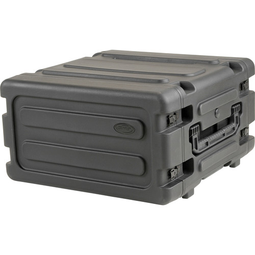 SKB Roto Shockmount Rolling Rack Case 20" Deep (4 RU)