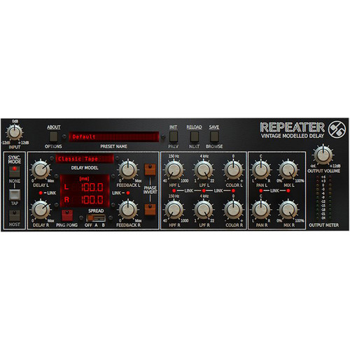 Slate Digital Repeater Delay - Software for Pro Audio Applications (Download)