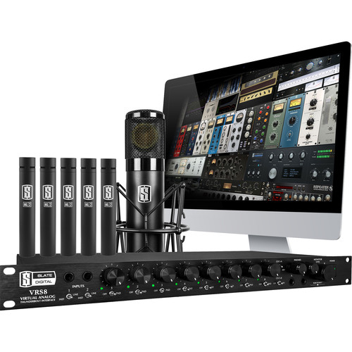 Slate Digital Virtual Recording Studio with 1 Ml-1 Microphone and 5 Ml-2 Microphones