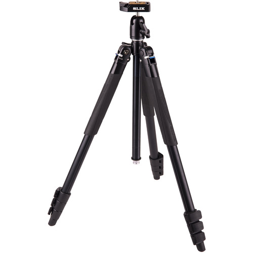 SLIK Lite AL-420 Tripod with LED Center Column Flashlight