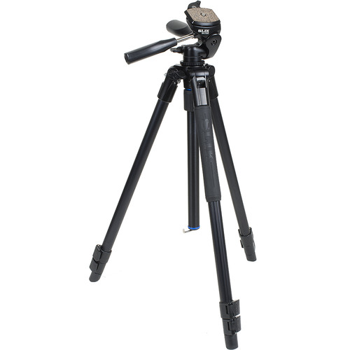 SLIK Pro AL-323DX Tripod with SH-705E 3-Way Pan Head (Matte Black)