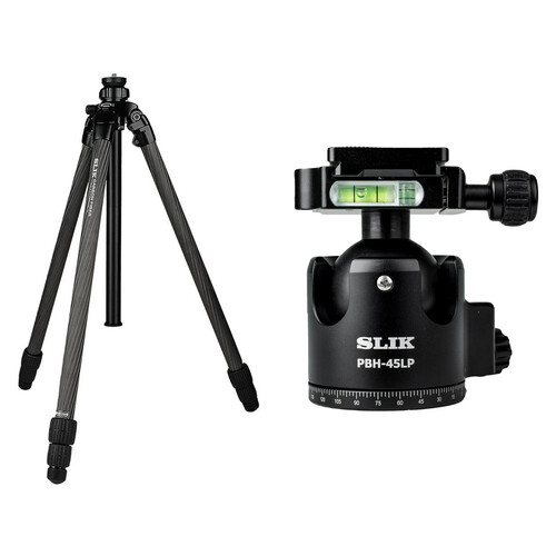 SLIK PRO CF-933 Carbon Fiber Tripod with PBH-45LP Ball Head