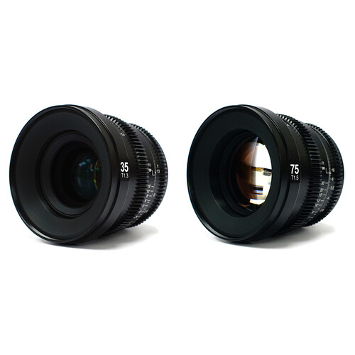 SLR Magic MicroPrime Cine 35mm T1.3 & 75mm T1.5 Lens Kit (Sony