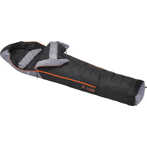 Slumberjack Sojourn 0° Sleeping Bag (Black/Gray, Long)