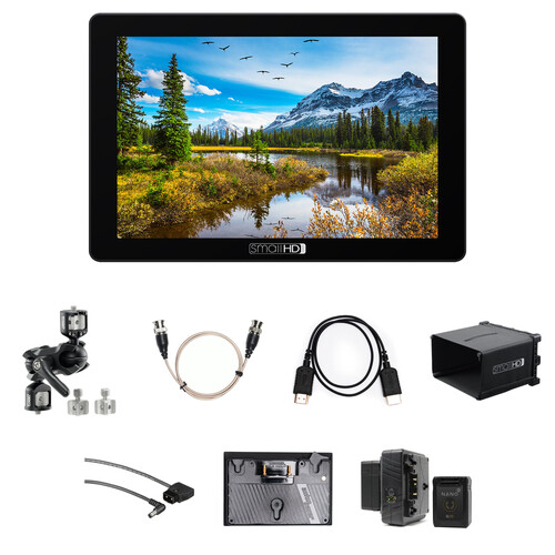 SmallHD 702 7" On-Camera Monitor Pro Essentials Kit (Gold Mount)