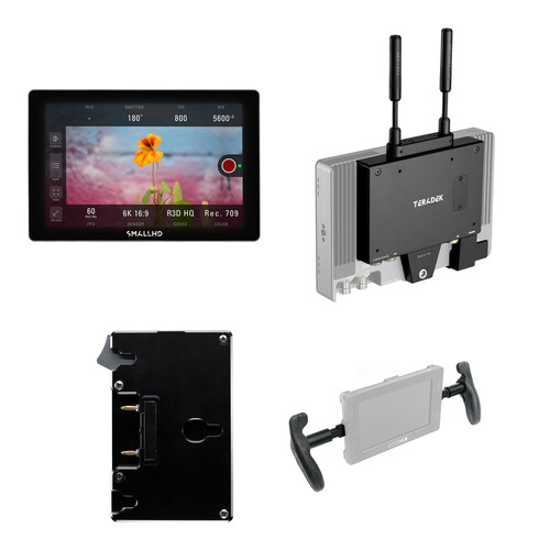 SmallHD INDIE 7 Touchscreen Monitor with Bolt 6 1500 Transmitter Handheld Kit (Gold Mount)