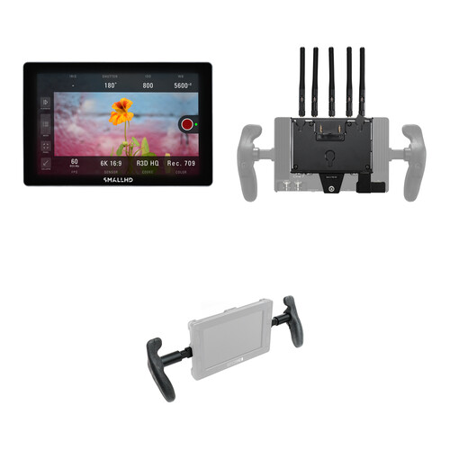 SmallHD INDIE 7 Monitor with Bolt 6 Monitor Module 750 RX Kit (Gold Mount)