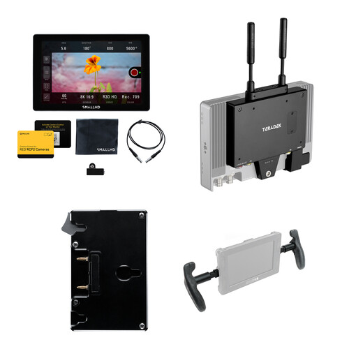 SmallHD INDIE 7 RED RCP2 Monitor for KOMODO/DSMC3 with Bolt 6 1500 Transmitter Handheld Kit (Gold Mount)