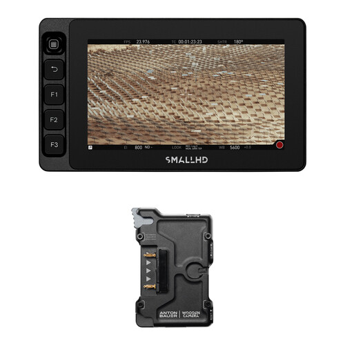 SmallHD ULTRA 5 On-Camera Monitor and Battery Plate Kit (Gold Mount)