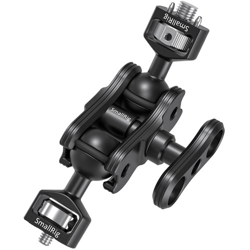 SmallRig Ball Head Clamp with 3/8"-16 ARRI Accessory and 1/4"-20 Screw Mounts