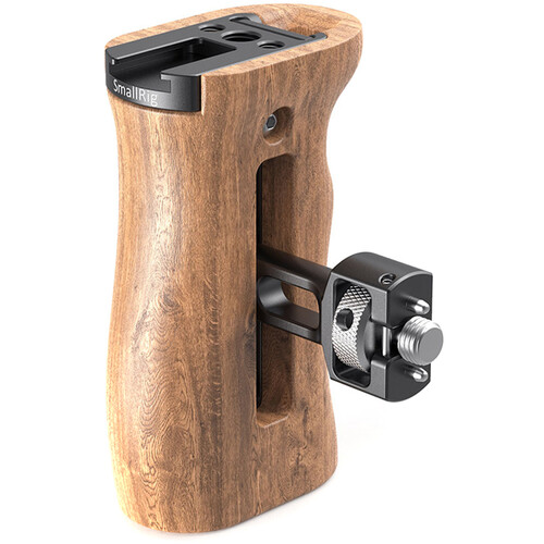 SmallRig Wood Side Handle with ARRI-Style 3/8"-16 Accessory Mount