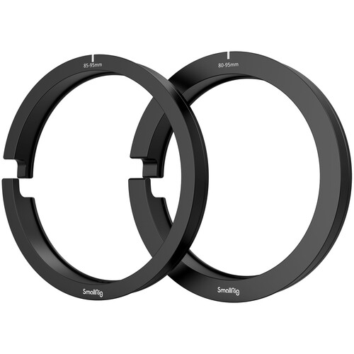 SmallRig Clamp-On Matte Box Adapter Ring Set (2-Pack, 95mm Outer Diameter)