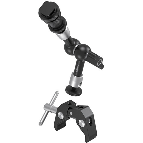 SmallRig Crab-Shaped Clamp & Magic Arm with Cold Shoe (7")