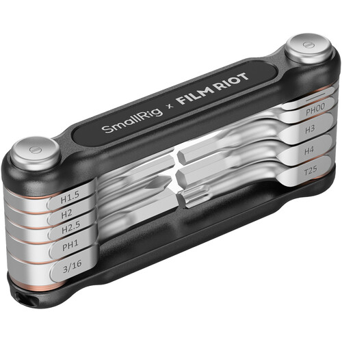 SmallRig x FILM RIOT 10-in-1 Folding Wrench Set (Black) 4375 B&H