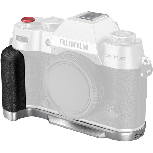 SmallRig Silicone L-Shape Grip for FUJIFILM X-T50 (Silver)