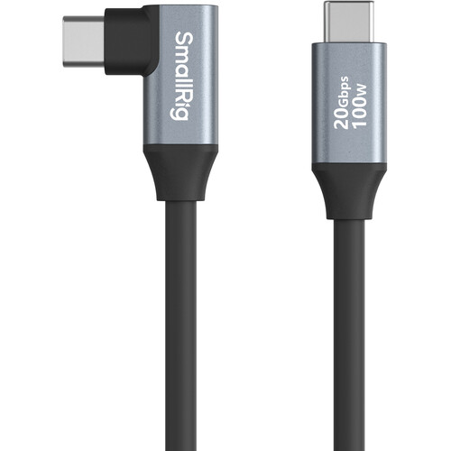 SmallRig USB-C Straight-to-Right Angled Cable (23.6")