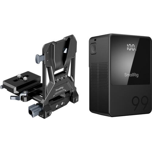 SmallRig VB99 mini Battery Kit with Folding V-Lock Plate (6800mAh, V-Mount)