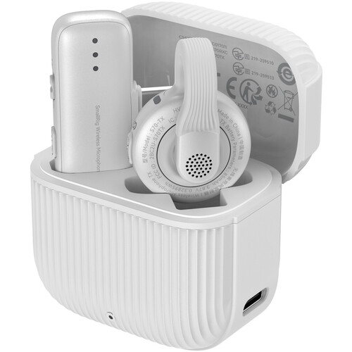 SmallRig S70-C1 Wireless Microphone System for USB-C Mobile Devices (2.4 GHz, White)