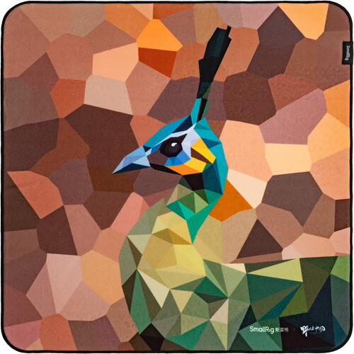 SmallRig Wild China Film Series Camera Wrap (Green Peafowl, 17.7 x 17.7")