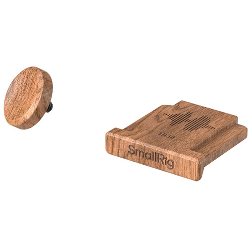 SmallRig Wooden Hot Shoe Cover and Shutter Button for FUJIFILM Cameras (Rosewood)