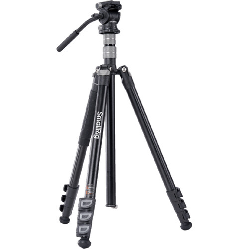 SmallRig Reverse-Folding Travel Photography Aluminum Tripod with FH10 Head
