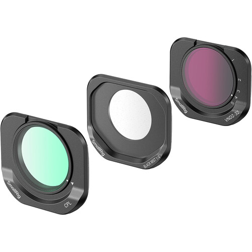 SmallRig CPL, VND & Black Mist 1/4 Filter Kit for Insta360 Luna Pro