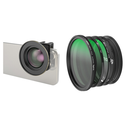 SmallRig 75mm Macro Lens for T-Mount with 5-in-1 Attachable Filter Kit