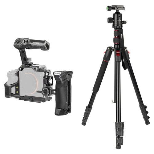 SmallRig Advanced "Rhinoceros" Cage Kit with CT-20 Tripod for Sony a7 V, a7R V & a7 IV