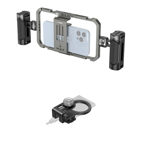 SmallRig All-in-One Video Kit Basic with MagSafe/Cold Shoe Universal 2-in-1 SSD Holder