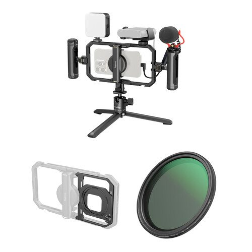 SmallRig All-in-One Video Kit for Smartphone Creators with Variable ND Magnetic Filter