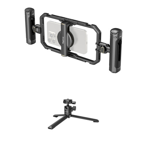 SmallRig All-in-One Video Kit for Smartphone Creators (Quick Basic Edition) with Tabletop Tripod