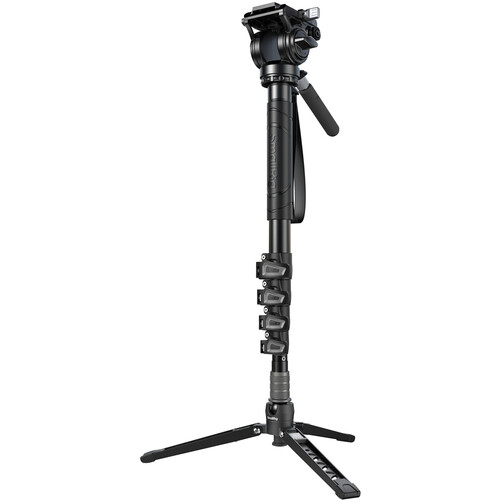 SmallRig 5-Section Aluminum Monopod with Fluid Head