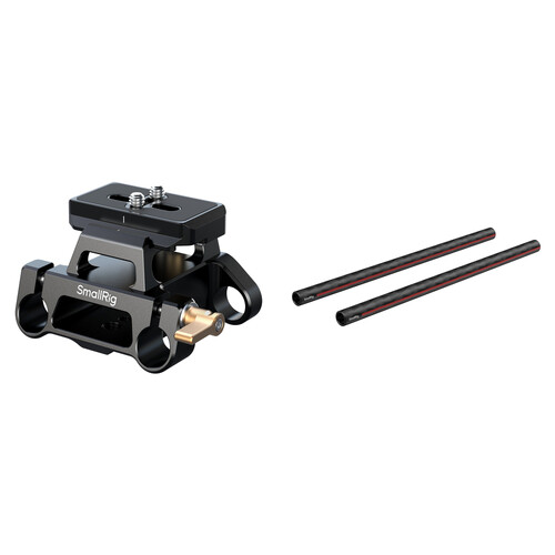 SmallRig Arca-Type Baseplate Kit with 15mm LWS Rod Bracket + 15mm Rod Pair (12")