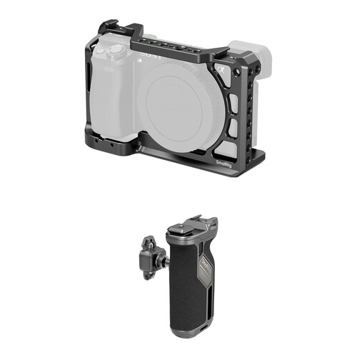 SmallRig Cage and HawkLock H21 Side Handle Kit for Sony a6500/a6400/a6300/a6100
