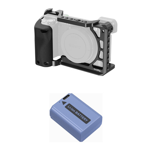 SmallRig Camera Cage Kit with USB-C Battery for Sony a6400/a6300/a6100