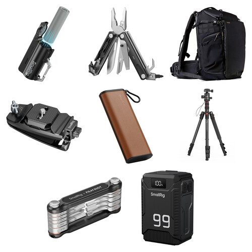 SmallRig CT-10 Aluminum Travel Tripod with Ball Head & Complete Kit