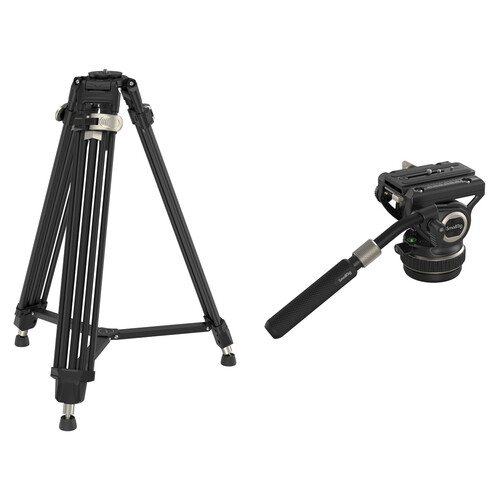 SmallRig FreeBlazer Aluminum Tripod Kit with DH10 Video Head (75mm Bowl)