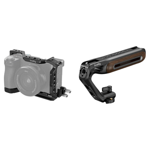 SmallRig Full Camera Cage + NATO Top Handle Kit for Sony a6700