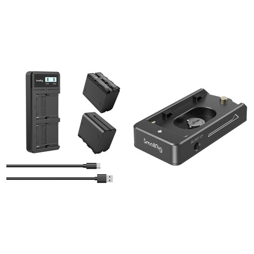 SmallRig L-Series Battery Adapter Plate and Power Kit